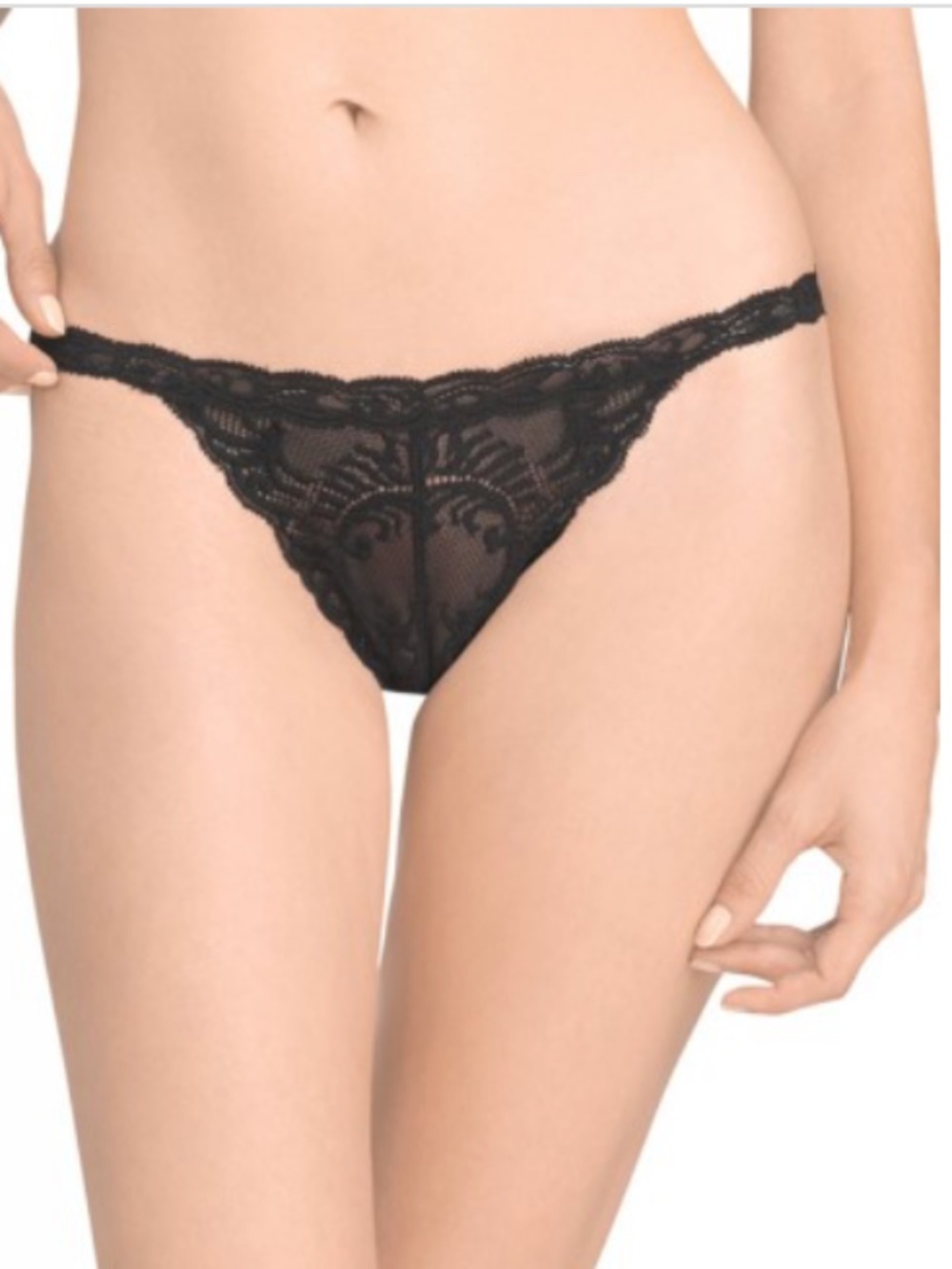 Natori Feathers G-String Thong Panty, Large NWT